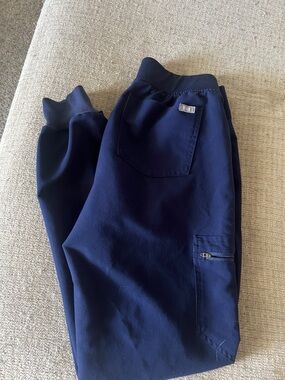 Women’s Figs Navy Blue Casual Drawstring Pants